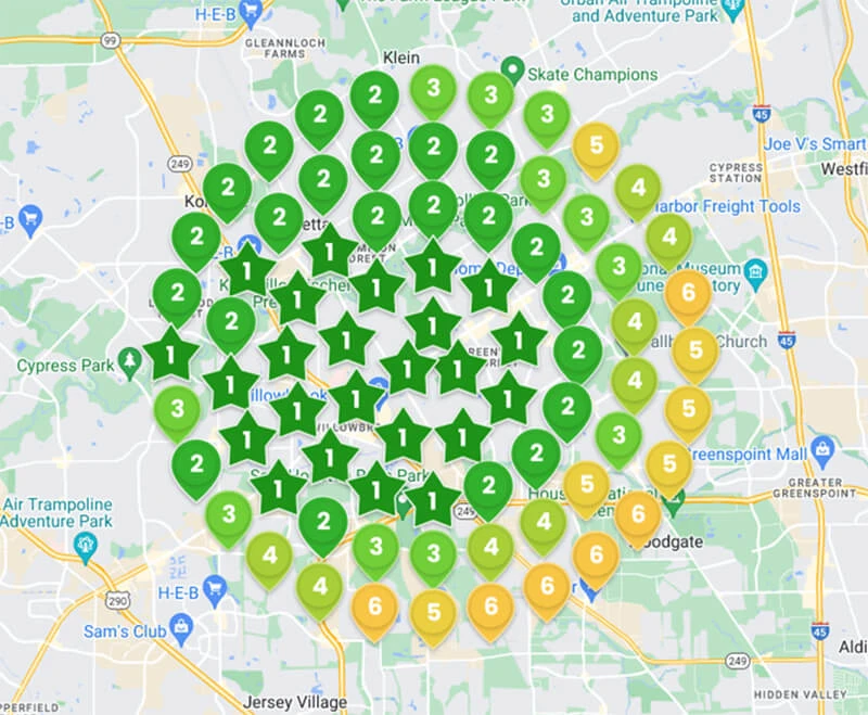 SEO Swansea | Google Maps Ranking Mockup