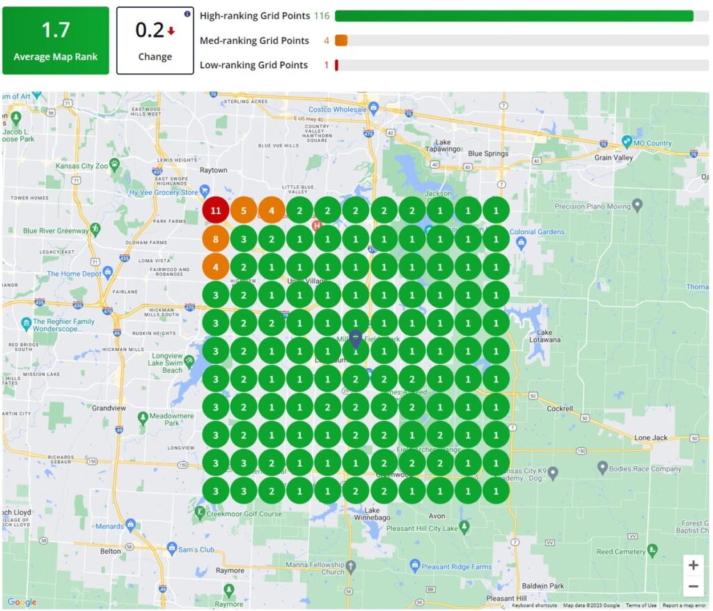 SEO St Albans | Google Maps Ranking Mockup
